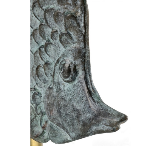 Artistic Patinated Bronze Sculpture: Dazzling...