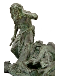 Escultura de Bronce Patinado - Caín y Abel