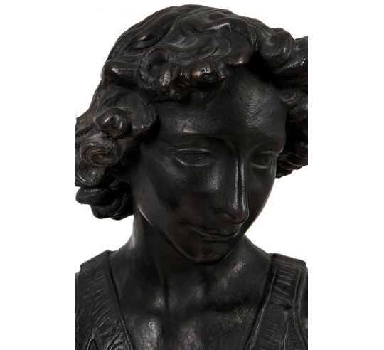 Estatua en Bronce Patinado: David según...