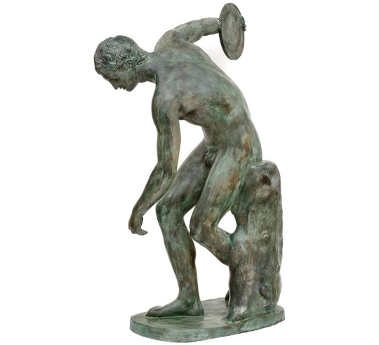 Estatua en Bronce Patinado: Discóbolo de Mirón...