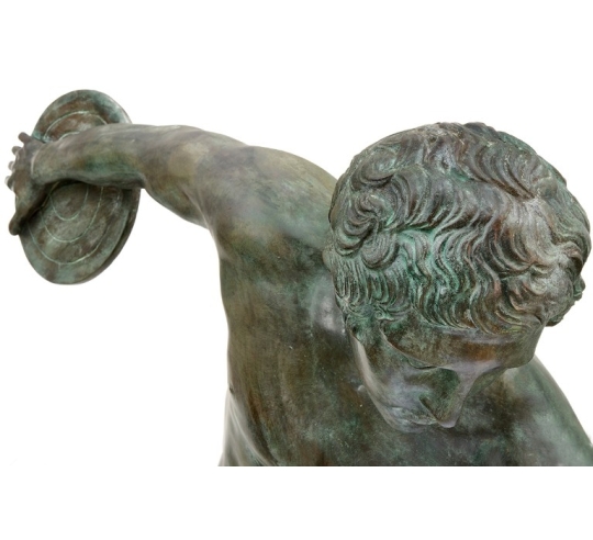 Estatua en Bronce Patinado: Discóbolo de Mirón...