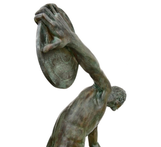 Estatua en Bronce Patinado: Discóbolo de Mirón...