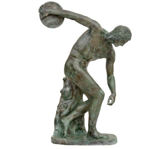 Estatua en Bronce Patinado: Discóbolo de Mirón...