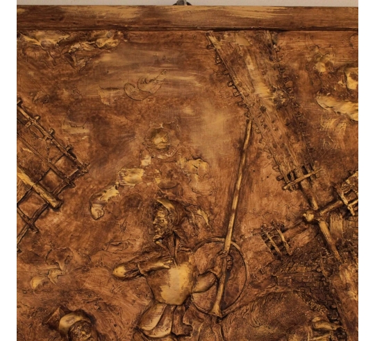 Bas relief Don Quichotte de la Manche
