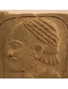 Cabeza de esclavo bajorrelieve Assurbanipal Palacio Nínive