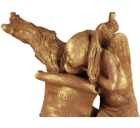 Statue of angel, tomb stone personalization