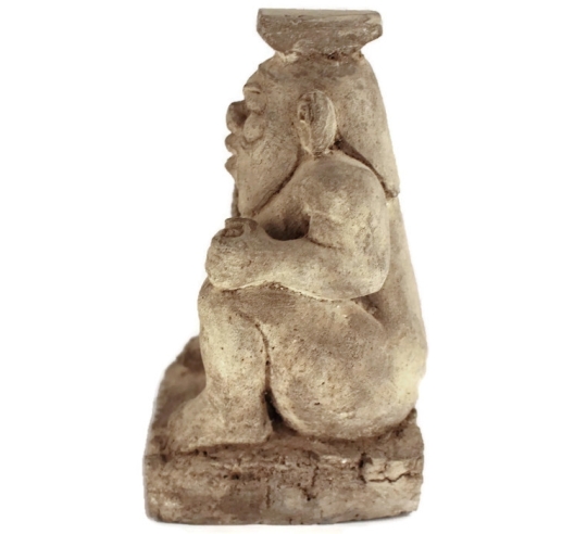 Egyptian god bes statue