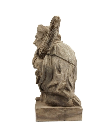 Gargouille récoltant son blé