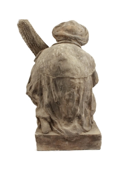 Gargouille récoltant son blé