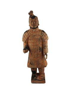 Estatua de un guerrero del ejército de Xian.