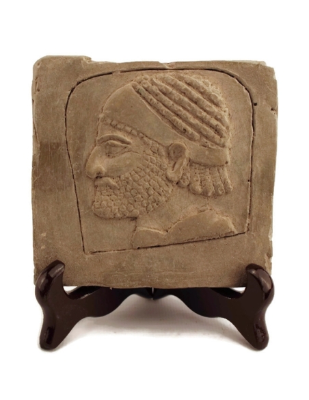 Cabeza de esclavo bajorrelieve Assurbanipal Palacio Nínive