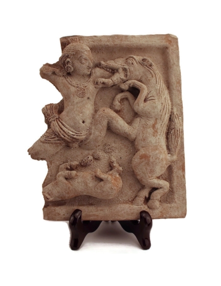 Krishna luttant contre les démons Krishna luttant contre les démons