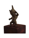 Estatuilla griega de un enano bailarín o pigmeo