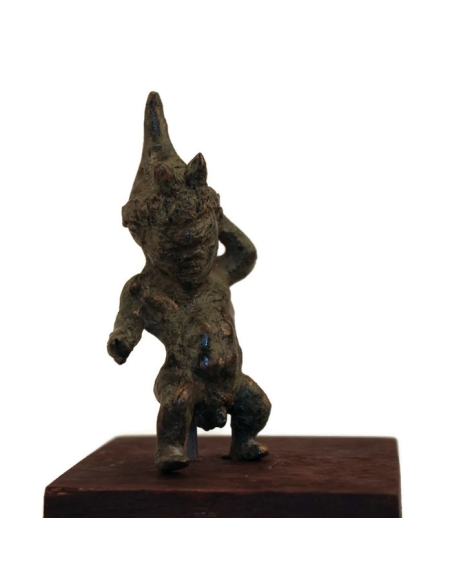 Greek statuette of a dancing dwarf or pygmy