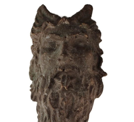 Máscara de fauno romano