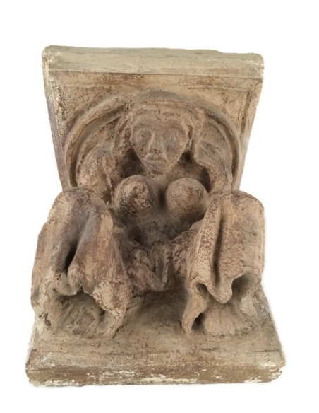 Modillon roman femme Modillon roman femme