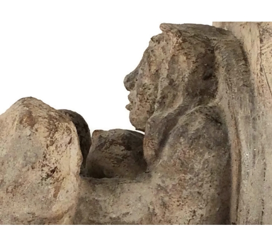 Modillon roman femme