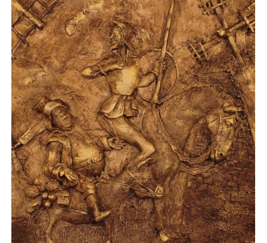 Bas relief Don Quichotte de la Manche