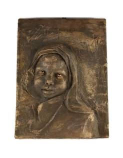 Low relief "child thought"