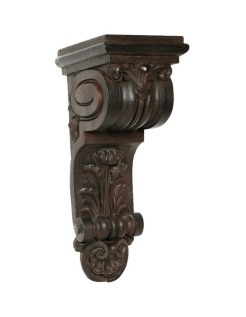 Console feuilles d'acanthe