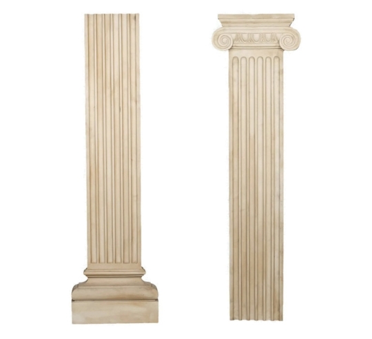 Decorative flat pilaster