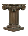 Pied de table avec chapiteau couleur bronze