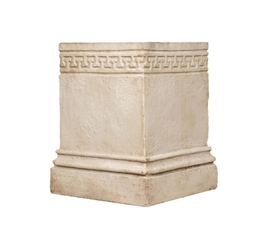 Peana con motivos estilo grecia clásica
