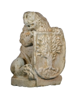 Lion blason droit