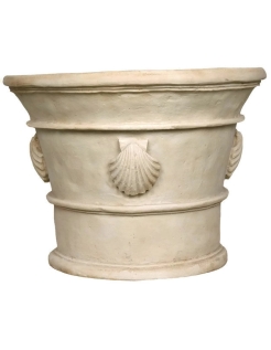 Cache-pot décors coquillages