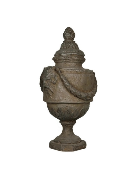 Empire vase with lid