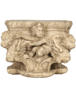 Metope the child with dragons