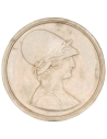Medallón de Atenea diosa de la sabiduría