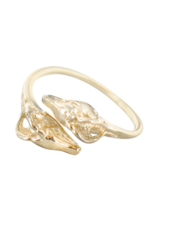 Ring with ibexes