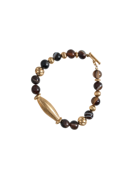 Golden Agate bracelet "Simashki"