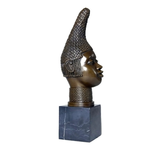 Buste africain par Miguel Fernando Lopez (Milo)