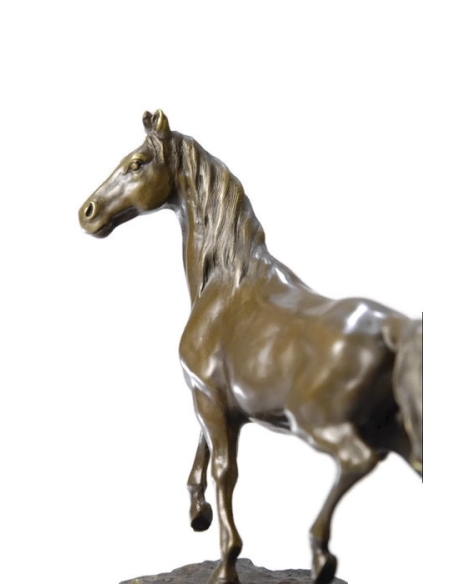 Cheval au trot par Miguel Fernando Lopez (Milo) Cheval au trot par Miguel Fernando Lopez (Milo)