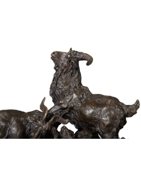 Goat and its kittens by Miguel Fernando Lopez (Milo)