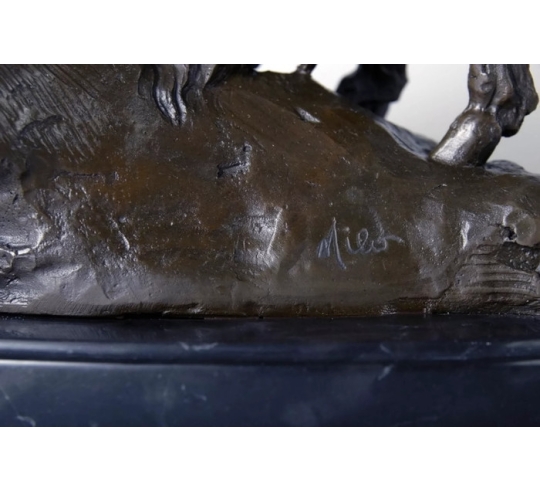 Goat and its kittens by Miguel Fernando Lopez (Milo)