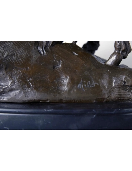 Bouc, chèvre et ses chevreaux par Miguel Fernando Lopez (Milo) Bouc, chèvre et ses chevreaux par Miguel Fernando Lopez (Milo)