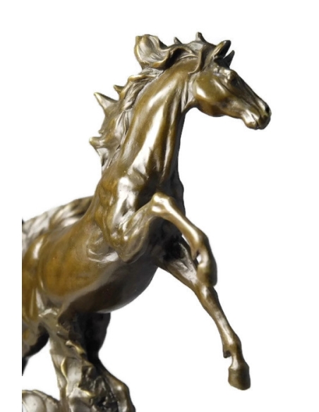 Caballo pataleando en el aire por Miguel Fernando López (Milo)