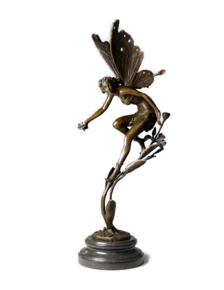 Fairy on a flower by Miguel Fernando López (Milo)