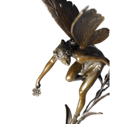 Fairy on a flower by Miguel Fernando López (Milo)