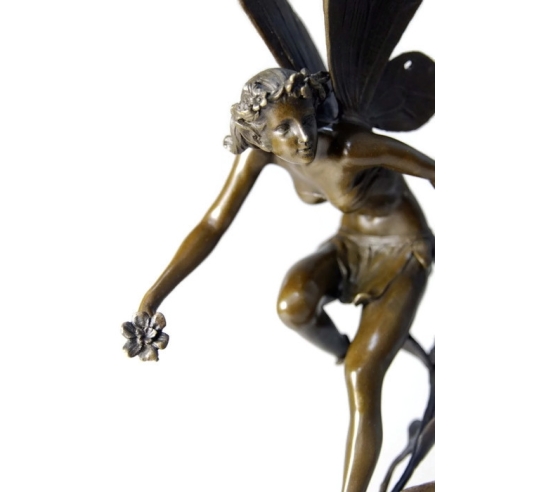 Fairy on a flower by Miguel Fernando López (Milo)