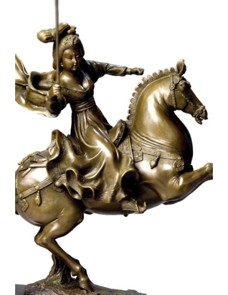 Princesse chinoise jouant au polo par Miguel Fernando López (Milo) Princesse chinoise jouant au polo par Miguel Fernando López (Milo)