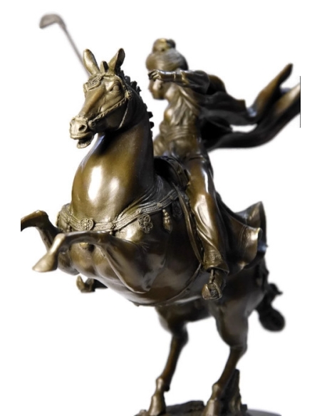 Chinese princess playing polo by Miguel Fernando López (Milo) Chinese princess playing polo by Miguel Fernando López (Milo)