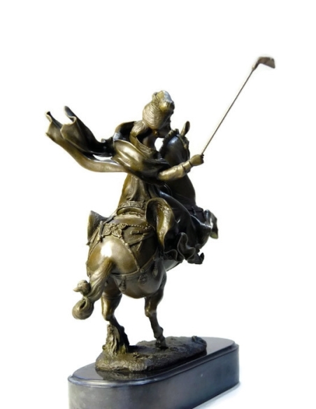 Chinese princess playing polo by Miguel Fernando López (Milo) Chinese princess playing polo by Miguel Fernando López (Milo)