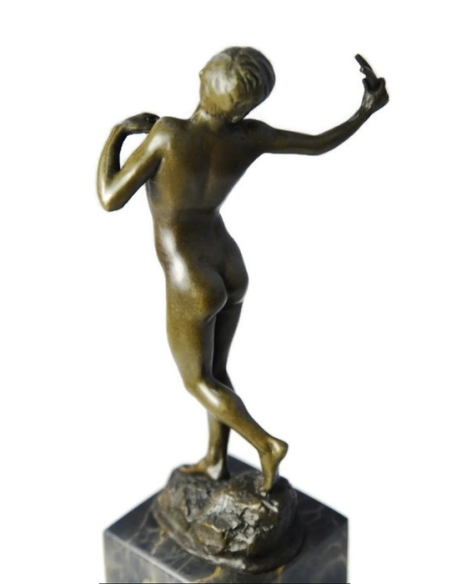 Young naked narcissus by Miguel Fernando López (Milo)