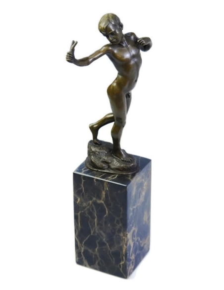 Young naked narcissus by Miguel Fernando López (Milo)