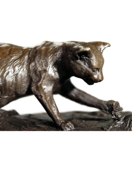 Gato jugando con una mariposa de Miguel Fernando López (Milo) Gato jugando con una mariposa de Miguel Fernando López (Milo)