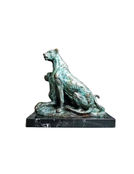 Dos leonas, dos hermanas por Miguel Fernando López (Milo)